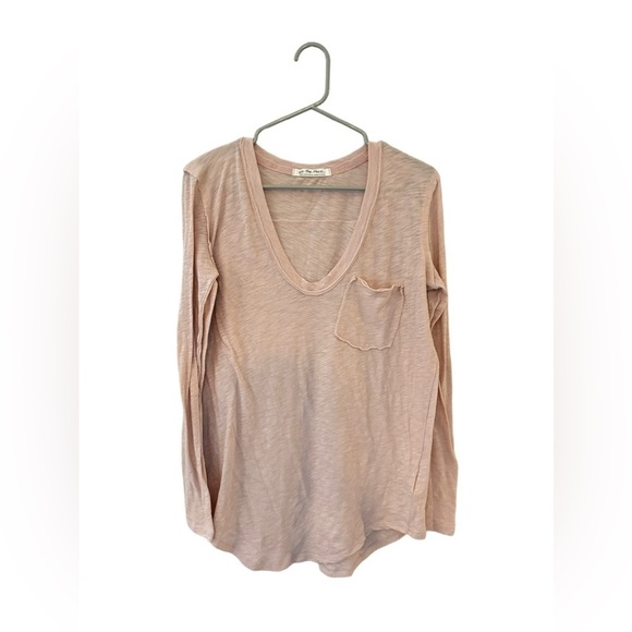 Free People Betty Long Sleeve Misty Pink Size Small - Picture 2 of 8